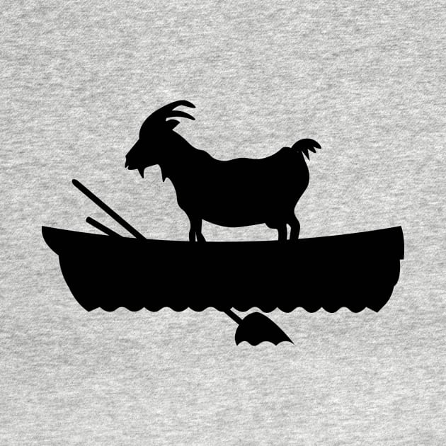 goat in a boat black by goats